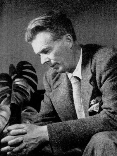 A portrait of Aldous Huxley
