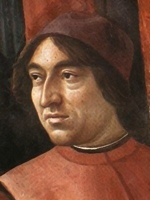 A portrait of Angelo Poliziano