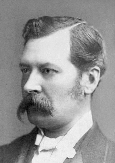 A portrait of Arthur William Edgar O’shaughnessy