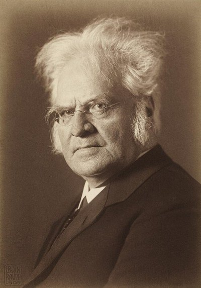 A portrait of Bjørnstjerne Bjørnson