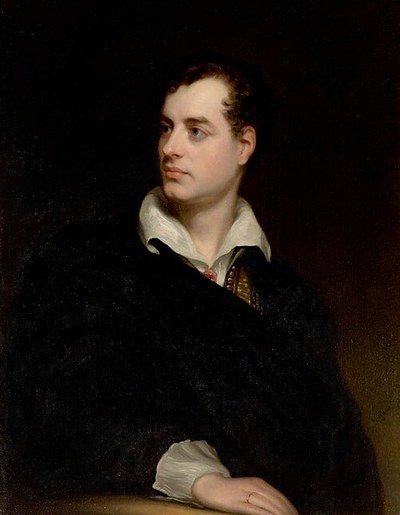 A portrait of Lord Byron