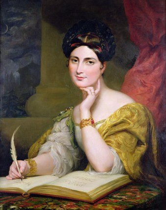 A portrait of Caroline Elizabeth Sarah Norton