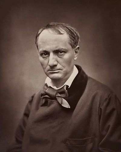 A portrait of Charles Baudelaire
