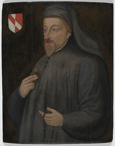 A portrait of Geoffrey Chaucer