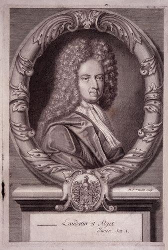 A portrait of Daniel Defoe