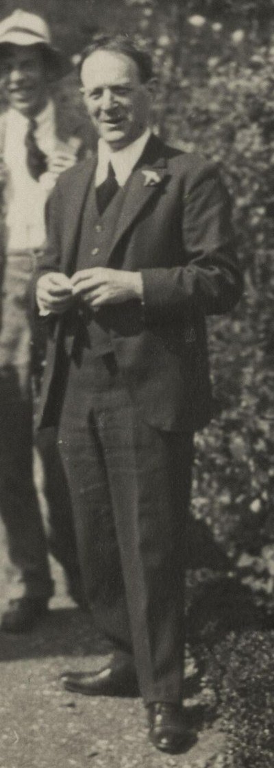 A portrait of Walter de la Mare