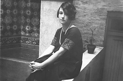 A portrait of Dorothy Parker