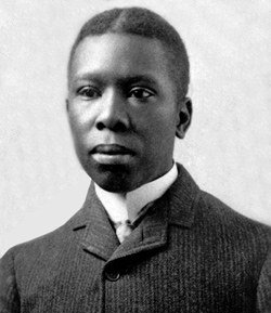A portrait of Paul Laurence Dunbar