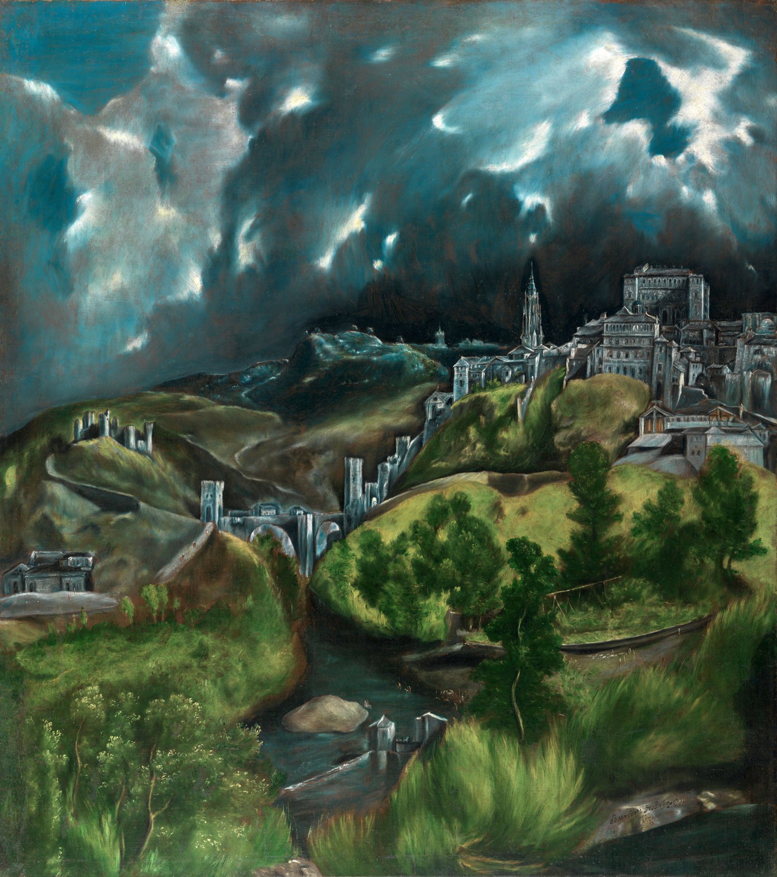 El Greco’s View of Toledo, Spain in the generation after Garcilaso.