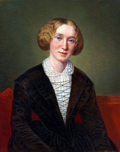 A portrait of George Eliot