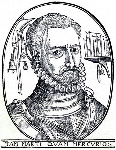A portrait of George Gascoigne