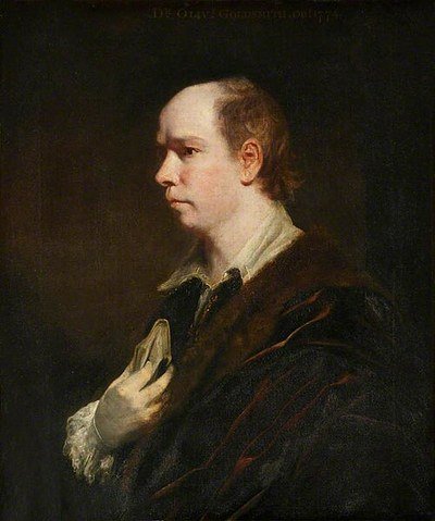 A portrait of Oliver Goldsmith
