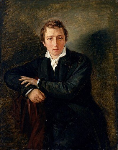 A portrait of Heinrich Heine