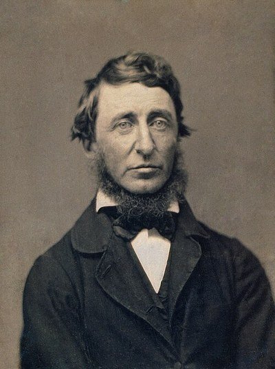A portrait of Henry David Thoreau