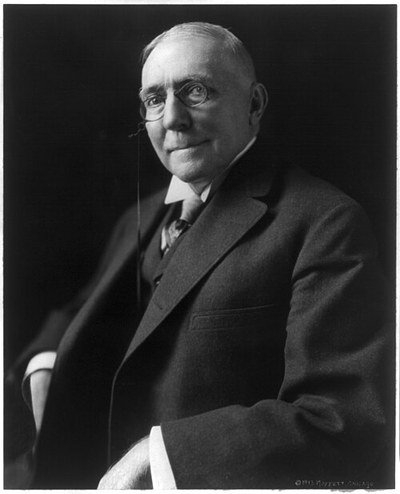 A portrait of James Whitcomb Riley