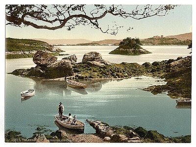 Glengarriff Harbour, County Cork, in a photograph of about 1890. Callanan was a Cork poet.
