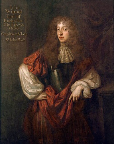 A portrait of John Wilmot Rochester