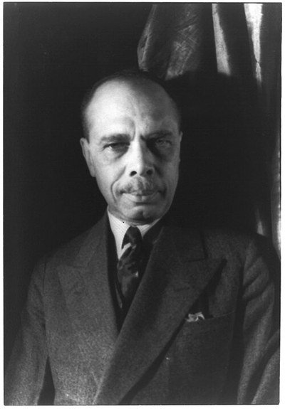 A portrait of James Weldon Johnson