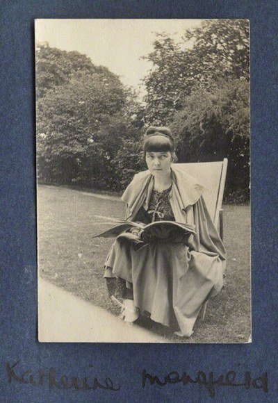 A portrait of Katherine Mansfield
