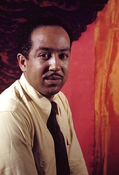A portrait of Langston Hughes