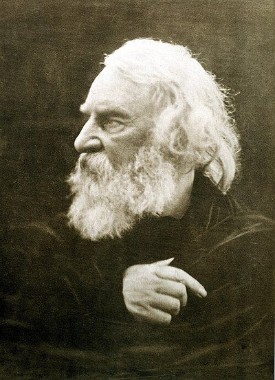 A portrait of Henry Wadsworth Longfellow