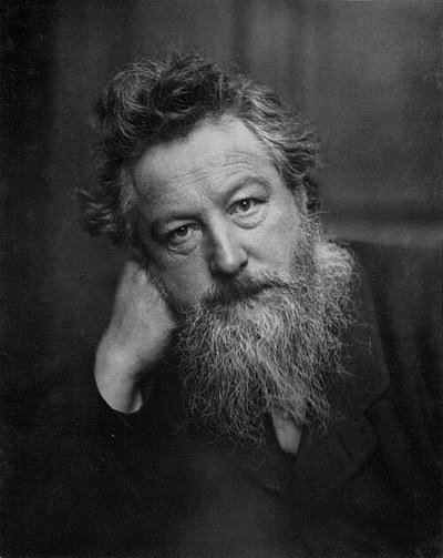 A portrait of William Morris