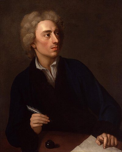A portrait of Alexander Pope