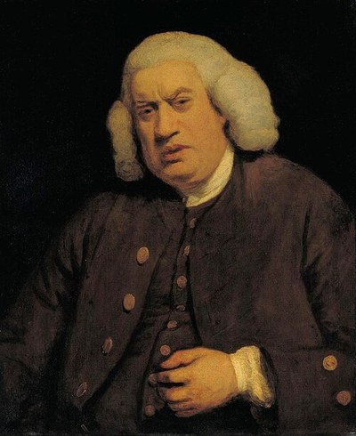 A portrait of Samuel Johnson