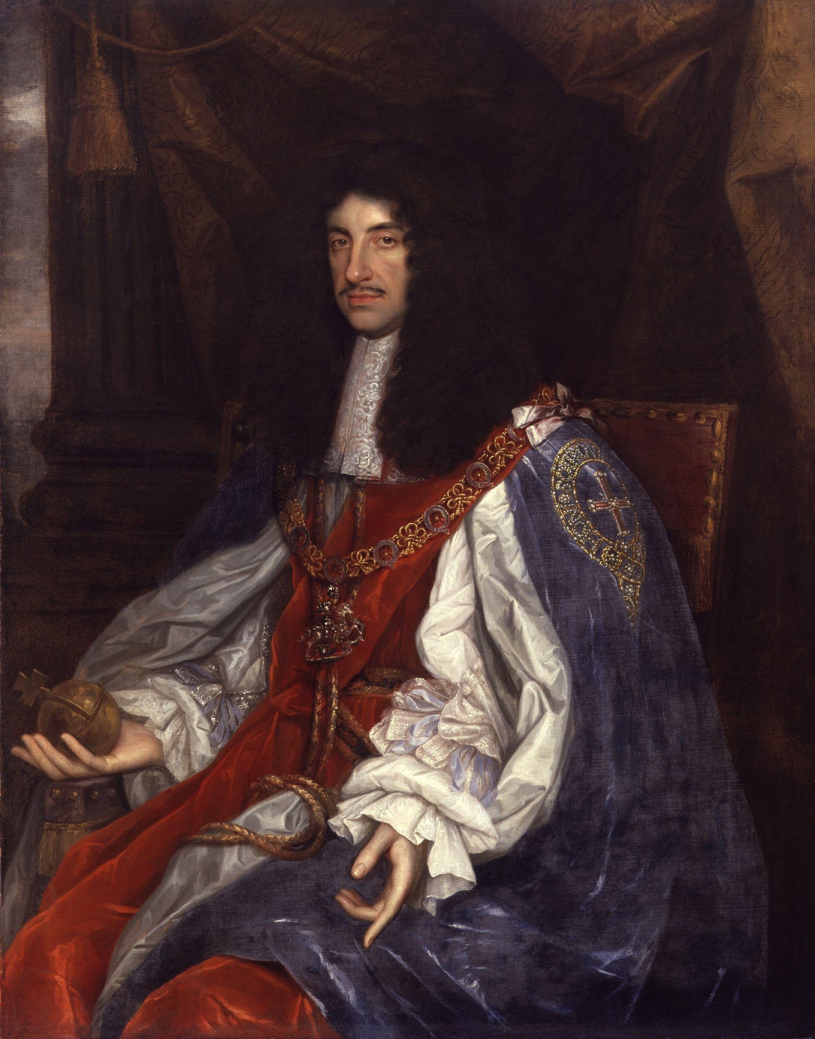 Charles II, at whose court Sedley was one of the wits.