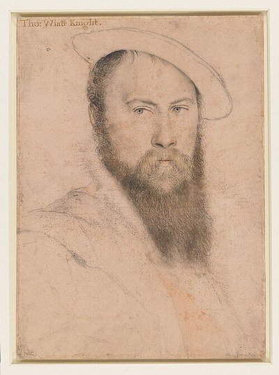 A portrait of Sir Thomas Wyatt