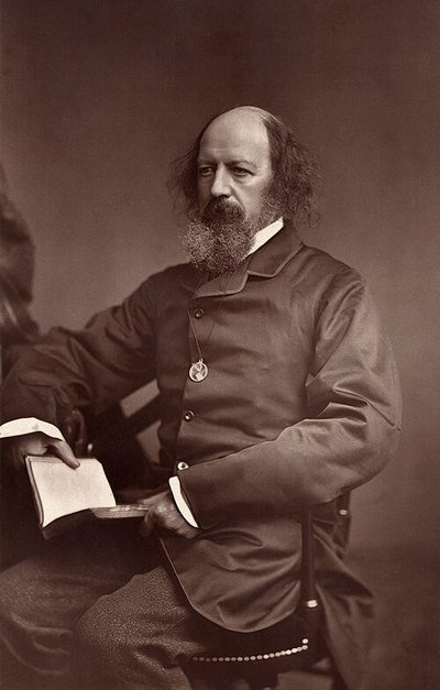 A portrait of Alfred Tennyson