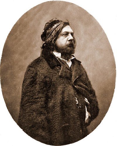 A portrait of Théophile Gautier