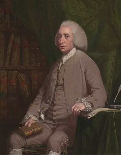 A portrait of Tobias George Smollett