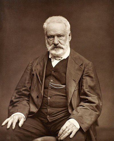 A portrait of Victor Hugo