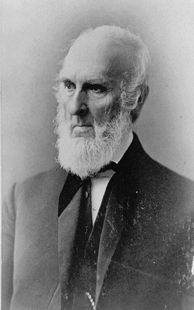 A portrait of John Greenleaf Whittier