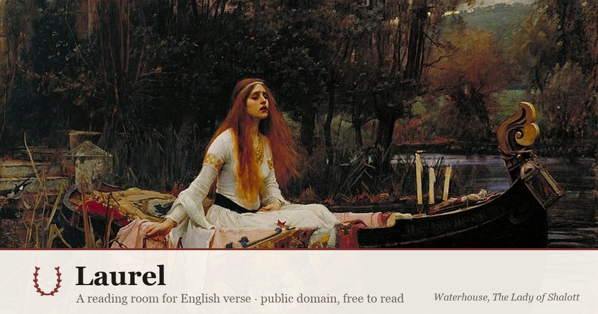 I built Laurel, a distraction-free reading room for poetry, because every poetry site I found felt l